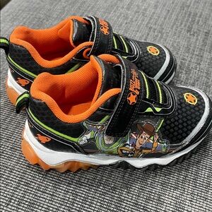 Toy Story sneaker light up Kids Shoes - Black and Orange